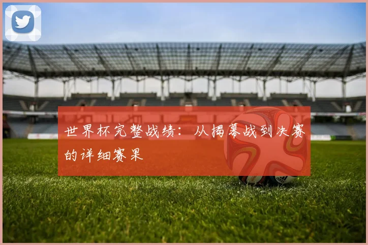 世界杯完整战绩：从揭幕战到决赛的详细赛果